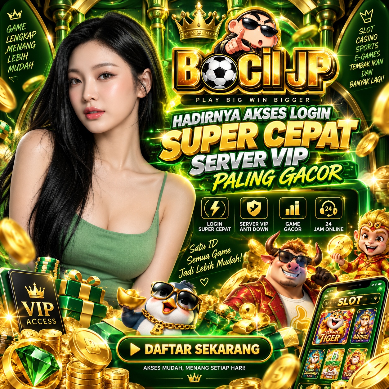 BOCILJP: Hadirnya Akses Login Super Cepat Server VIP Paling Gacor